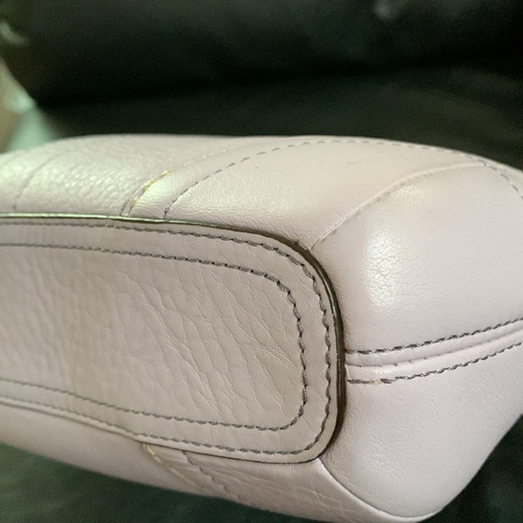Coach Crossbody/Shoulder Leather Bag, Lavender Color - Picture 10 of 16